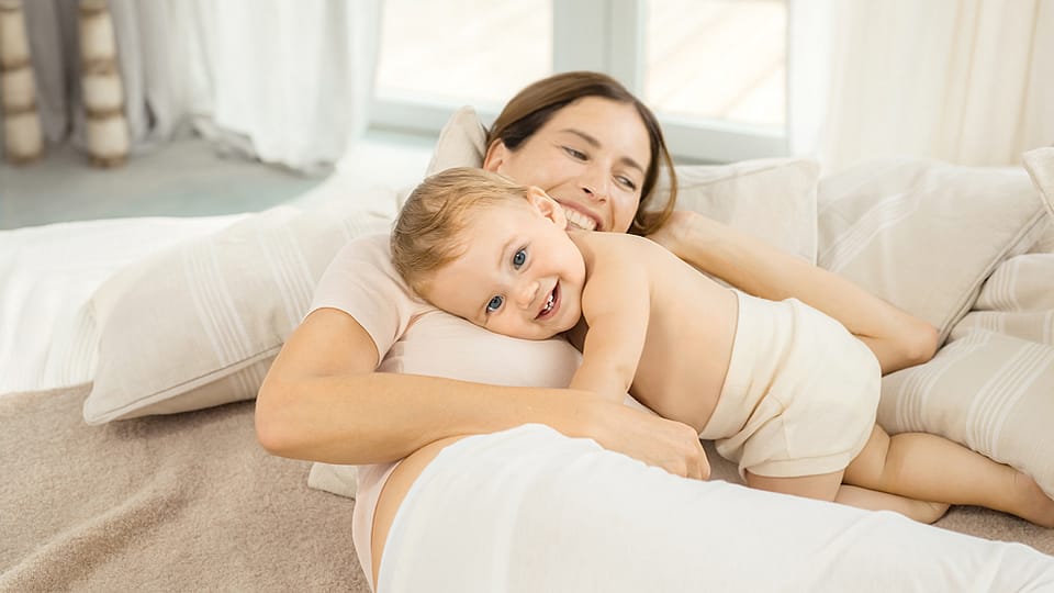 mom with baby